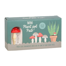 Load image into Gallery viewer, Set of 4 Mini Mushroom Plant Pot Pals