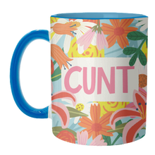 Load image into Gallery viewer, Mugs 'Funny Humour Cunt Design': Mug Colour Inner & Handle 11oz - Orange