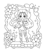 Load image into Gallery viewer, The Unofficial Coloring Book for Fans of KPop Demon Hunters by: Paperback; 48 pages / English