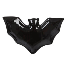 Load image into Gallery viewer, Gothic Halloween Black Bat Trinket Dish