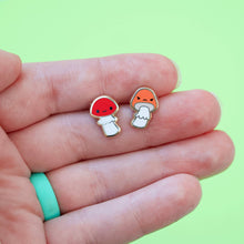 Load image into Gallery viewer, Mushroom Friend Earrings