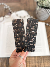 Load image into Gallery viewer, Dark Library Bookmark Set - Skull Bookshelf, Moon Witch: Soft Touch Matte / Skull Bookshelf