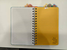 Load image into Gallery viewer, Rainbow BriteRB Starlite Twink Star Spiral 5 Tabbed Notebook
