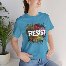 Load image into Gallery viewer, RESIST TeeShirt | Resist TShirts | No Kings Protest Apparel | Resist Facism: Black Heather / M