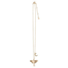 Load image into Gallery viewer, Luna Moth Necklace on Greeting Card