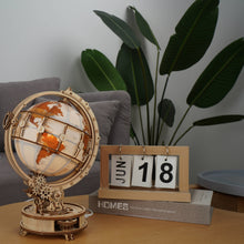 Load image into Gallery viewer, DIY Wooden Puzzle: Luminous Globe