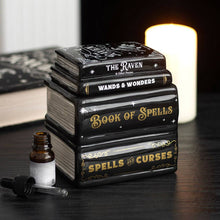 Load image into Gallery viewer, Book of Spells Gothic Halloween Oil Burner and Wax Warmer