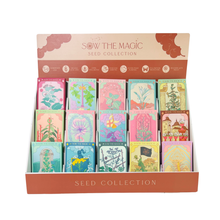 Load image into Gallery viewer, Herb Garden Tarot Seed Collection + Free Cardboard Display