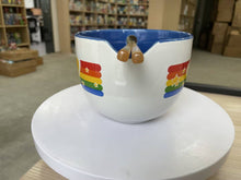 Load image into Gallery viewer, Rainbow Brite Rainbow Border Star 20oz Ceramic Ramen Bowl