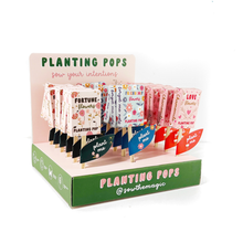 Load image into Gallery viewer, Garden + Gift Seed Planting Pop Collection With Stand