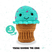 Load image into Gallery viewer, Bucilla Amigurumi Crochet Kit - Ramone the Cone