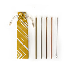 Load image into Gallery viewer, Reusable Straw - 6 pc Set: Nip Slip Pastel