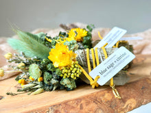 Load image into Gallery viewer, PROSPERITY + POSITIVITY | Blue Sage, Citrine & DriedFlowers