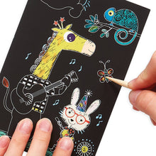 Load image into Gallery viewer, Mini Scratch & Scribble Art Kit: Safari Party