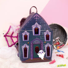 Load image into Gallery viewer, SALE! GLOW-IN-THE-DARK Haunted House Backpack 👻🏚️