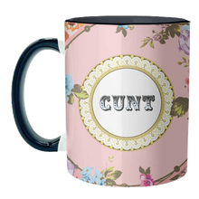 Load image into Gallery viewer, MUGS, SEE YOU NEXT TUESDAY - PINK BY WALLACE ELIZABETH: Mug Colour Inner & Handle 11oz - Black