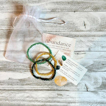 Load image into Gallery viewer, Intentions Bracelet Abundance 4mm.