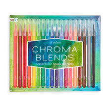 Load image into Gallery viewer, Chroma Blends Watercolor Brush Markers- Set of 18