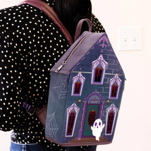Load image into Gallery viewer, SALE! GLOW-IN-THE-DARK Haunted House Backpack 👻🏚️