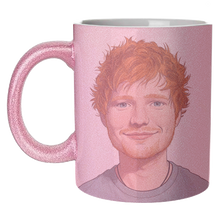 Load image into Gallery viewer, Mugs 'Ed Portrait' by David Bond: Mug Colour Inner & Handle 11oz - Orange