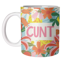 Load image into Gallery viewer, Mugs 'Funny Humour Cunt Design': Mug Colour Inner & Handle 11oz - Orange