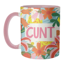 Load image into Gallery viewer, Mugs 'Funny Humour Cunt Design': Mug Colour Inner & Handle 11oz - Orange
