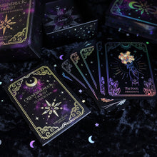 Load image into Gallery viewer, SILVER Crystalstruck Tarot© Card Deck (Limited Edition)