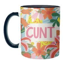 Load image into Gallery viewer, Mugs 'Funny Humour Cunt Design': Mug Colour Inner & Handle 11oz - Orange