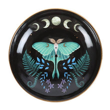 Load image into Gallery viewer, Luna Moth Ceramic Incense Holder Plate