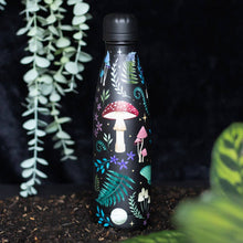 Load image into Gallery viewer, Dark Forest Print Metal Water Bottle
