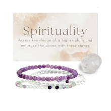 Load image into Gallery viewer, Intentions Bracelet Spirituality 4mm.
