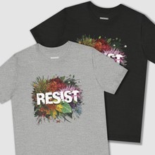 Load image into Gallery viewer, RESIST TeeShirt | Resist TShirts | No Kings Protest Apparel | Resist Facism: Black Heather / M