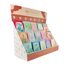 Load image into Gallery viewer, Herb Garden Tarot Seed Collection + Free Cardboard Display