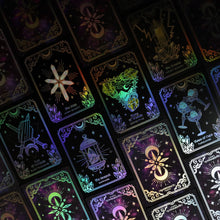Load image into Gallery viewer, SILVER Crystalstruck Tarot© Card Deck (Limited Edition)
