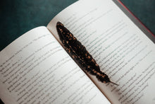 Load image into Gallery viewer, Feather Resin Bookmark: Peach
