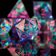 Load image into Gallery viewer, Dispel Magic Sharp-Edged Resin Dice Set
