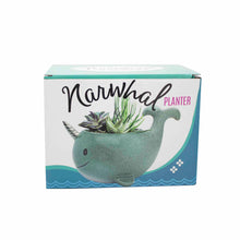 Load image into Gallery viewer, Narwhal Planter
