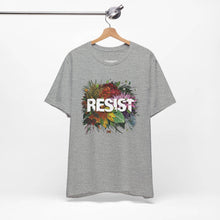 Load image into Gallery viewer, RESIST TeeShirt | Resist TShirts | No Kings Protest Apparel | Resist Facism: Black Heather / M
