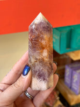 Load image into Gallery viewer, Pink Amethyst Flower Agate Tower
