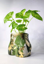 Load image into Gallery viewer, Green Concrete Lady Booty Pot | Butt Planter | Drain hole
