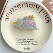 Load image into Gallery viewer, Seahorse &amp; Conch Hair Clip, Ocean Inspired Acetate Hair Claw: Jellyfish
