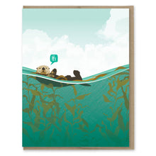 Load image into Gallery viewer, Hi Sea Otter Card
