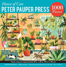 Load image into Gallery viewer, House of Cats 1000 Piece Jigsaw Puzzle
