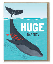Load image into Gallery viewer, Huge Thanks Whale Card
