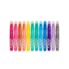 Load image into Gallery viewer, Rainbow Sparkle Metallic Gel Crayons
