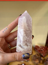 Load image into Gallery viewer, Pink Amethyst Flower Agate Tower
