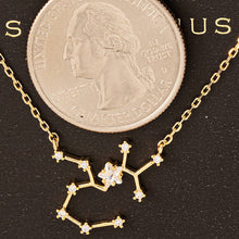 Load image into Gallery viewer, Secret Box Sagittarius Constellation Necklace: GD
