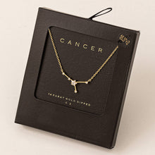 Load image into Gallery viewer, Secret Box Cancer Constellation Necklace: GD
