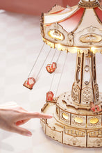 Load image into Gallery viewer, Electro-Mechanical Wooden Puzzle: Swing Ride
