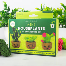 Load image into Gallery viewer, POCKET CROCHET CRAFT KITS - MINI HOUSEPLANTS
